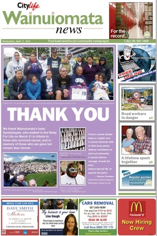 Wainuiomata News - April 11th 2012