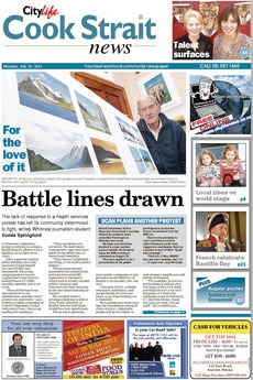 Cook Strait News - July 23rd 2012