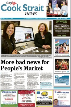 Cook Strait News - October 1st 2012