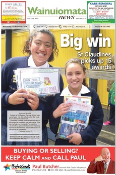 Wainuiomata News - November 11th 2014