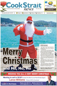 Cook Strait News - December 24th 2015